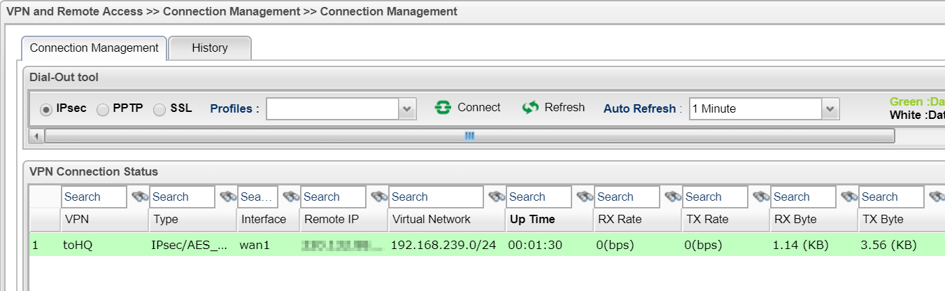 check vpn status